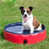 Foldable Dog Pet Pool Portable Kiddie Pool PVC Bathing Tub Outdoor Swimming Pool For Dogs Cats Kids