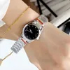 Orologio al quarzo da donna popolare di alta qualità Moda quadrante in acciaio inossidabile da 28 mm Personalità resistente all'acqua Ragazze Diamond Designer orologi montre homme firmati