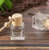 Auto parfumflesje thuis diffusers hanger parfum ornament luchtverfrisser voor essentiële oliën geur lege glazen flessen FY5288 GG0804