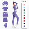 Yoga Outfit Seamless Set Summer Workout Clothes For Women Sport Sets Tracksuits Gym Sportwear Fitness Clothing SuitsYoga