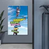 Nome personalizzato Crossroad Signs Anniversary Wall Art Regali personalizzati Decorazione domestica 37 nomi Family Street 220614