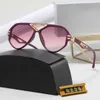 2023 Designer Sunglasses Summer Fashion Beach Sunglasses Women Men Women Full Frame Letter Rectangle Design High Quality Glasses