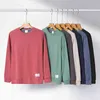 2021 Autumn and Winter New Style Sweater Men's Solid Color Round Neck Loose Fashion Pullover Long Sleeve Jacket