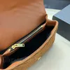 Borsa a tracolla da donna Borsa a catena di design Borsa a tracolla alla moda Può essere portatile Stile college Semplice serratura di grande capacità