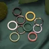 Multicolor Resin Rings for Women Acrylic Mix Marble color Pattern Ring Girls Sweet Style Jewelry gift 10pcs/set