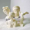 Samothrac Winged Victory Candle Mold Greek Statue Goddess Silicone Angel figurskulptur Konst Vaxljus Mögel 220531246S