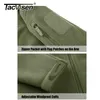 TACVASEN veste polaire tactique à fermeture éclair complète manteaux de travail thermiques militaires pour hommes veste Safari vêtements d'extérieur coupe-vent 220816