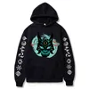 Game Genshin Impact Xiao Mask Fangs Graphic Print Hoodies Unisex Streetwear Hip Hop Long Sleeve Sweatshirt Men's Women Hoodie Y220713