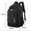 Rugzak grote schooltassen voor tienerjongens mannen zwart nylon multifunctioneel college middelste high student schoolbag 220628