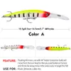 Yeni K1633 15.5cm 14.5g balıkçılık cazibesi kiti minnow lures krank yem balıkçılık mücadele bas alabalık tuzlu su/tatlı su 6pcs/kit