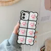 3D Funny Paw Silicone Phone Case para iPhone 13 12 11 Pro Max XS XR 7 8 Plus x Se 2 Capinha de pegada fofa