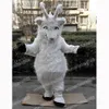 Halloween Plush White Goat Mascot Costume Cartoon Theme Character Carnival Festival Fancy Dress Adults Size Xmas Outdoor Party Outfit