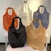 Duże torby na plażowe słomki 50 Tkacz projektanta zakupów torebki z Trójkątem Trójkąta Trójkąta torebki 225i