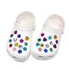 moq 100 pcs cristal coeur pierres croc Charmes Doux mignon Pvc Chaussure Charme Accessoires Décorations personnalisé JIBZ pour sabot chaussures cadeau pour enfants