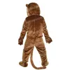 Costume della mascotte della lontra marrone di Halloween Costume da coniglio dei cartoni animati di alta qualità Completo unisex per adulti Vestito di carnevale di Natale