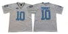 Thr ncaa ndsu bison college 11 carson wentz jersey män norra carolina tar klackar fotboll 10 mitchell trubisky tröjor unc svartblå vit grön