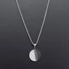 Pendant Necklaces FIREBROS FTN1040 2022 24" Stainless Steel Basketball Necklace Men Women Hip Hop Jewelry Silver Color Heal22