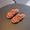 Children's geweven sandalen zomer meisjes antislip open-teen sandalen slippers meisjes mode antislip strand schoenen gladiator sandalen G220418