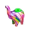 Colorful Elephant Animal Shape Water Pipe Silicon Material Mini Pipes Hookahs Smoking Accessories Glass Bongs Dab Rigs Oil Rig SP338