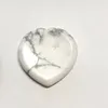 Corazón Preocupación Piedra Energía natural Curación Cristal Piedra Pulgar Masaje Chakra Wicca Reiki Terapia espiritual Minerales Adornos artesanías 40 * 40 * 7 mm