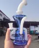 Vintage Premium -kwaliteit Glass Bong Hookah Rookpijpen Oliebrander met kom kan een klantlogo door UPS DHL plaatsen