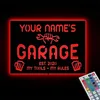 Nome personalizzato Garage Luce al neon Rettangolo Garage LED Insegna Personalizzata Man Cave LED Lampada da parete Decorazioni da parete 220623