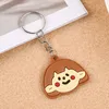 100pcs Keychains Cartoon Anime Party Favor Cute Silicone PVC Keychain Pendants Key Protective Case with Metal Ring for Party Supply Baby Shower Charm Decoration