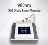 4 in 1 980 nm Diode Laser Machine For Skin Fungal Infection Images Vascular Veins Removal Laser Physical Therapy Device