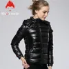 Style veste d'hiver de haute qualité manteau à capuche femmes mode vestes hiver chaud femme vêtements décontracté Parkas #724 201214