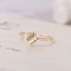 A￧o inoxid￡vel 18k Band de anel de ouro Girls Butterfly Rings Rings Woman Ring Fine Fashion Jewelry Will and Sandy