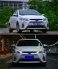 Bilar strålkastare för Toyota Yaris L 20 16-20 18 Strålkastare LED Running Light Bi-Xenon Beam Fog Lights Angel Eyes