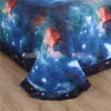 Ensembles de literie 3D Hipster Galaxy ensemble univers espace extra-atmosphérique imprimé linge de lit housse de couette drap plat taie d'oreiller literie