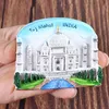 Koelkast Magneetjes 3D Sticker Wereldtocht Egypte Pyramid India Dubai Israël Bali Koeweit Toeristische souvenir Magnetische koelkast 220426