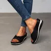 Sandals 2022 Summer And Slippers For Women's Outer Wear Thick-soled Wedges Ladies Casual Fashion Shoes