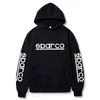 Men's Sparco Print Hoodies Winter Basic Hoodie Loose Casual Sweatshirt Mens Hip Hop Harajuku Man Coat