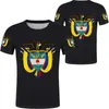 Colombia t Shirt Number Number Col t Shirt P O 0 Clothers Print DIY مجانًا مخصصًا مخصصًا