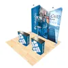 Tentoonstellingscabine stoffen muur advertentiedisplay banners 10 x 10ft