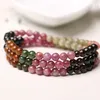 Kleurrijke natuursteen handgemaakte strengen kralen armbanden voor vrouwen meisje minnaar charm yoga party club mode sieraden