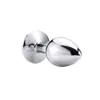 Gem Anal Plug Sex Toys Mini Round Shaped Metal Rostfritt slät stål Butt Små svans Kvinnlig/manlig dildo Intime Products Y220427