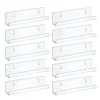 Hooks Rails Record Shelf Wall Mount 10 stks Clear Recorder Holder Acryl Forhooks Hookshooks