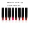 Lippenstift groothandel make-up 8 kleuren matte vochtige vloeibare fluwelen naakt 24 langdurige waterdichte tint aangepaste private label leverancier