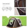 2-3 People Throw Tent Outdoor Automatic Tents Double Layer Waterproof Camping Hiking Tent 4 Season Outdoor Large Family Tents H220419