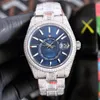 Diamond Watch Mens Mouvement m￩canique automatique Montres de 42 mm en acier inoxydable Montre de Luxe Business Wristwatch