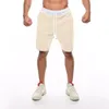 Heren shorts Summer Casual Solid Color Sports Men's 2022 Cotton Loose Jogging Pants Breeches Crashed Knie-Lengtmen's