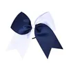 20pcs / 8 "Two Twered Cheer Hair Hair Bows Ponde queue de queue de cheval fait à la main pour les adolescentes Girls Softball Cheerleader Sports Arc