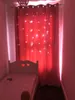 Kolorowe podwójnie warstwy gwiazdy Zasłony pokój dziecięcy 160 cm Zasłony okienne do salonu dziewczyna w sypialni Zasłona zaciemniająca 220511