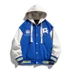 Giacca da baseball bomber casual monopetto con logo di tendenza della moda di nuovo arrivo Cappotti cardigan larghi Giacca da baseball da uomo taglie forti