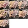 Luxe Crystal 3D Paon Bling Glitter Diamond Clear TPU PC Cas pour iPhone 13 12 11 Pro Max XR 8 Plus Samsung S21 FE S22 Ultra A13 A23 A33 A53 A12 A52 A72 A22 A32