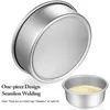 Cake Pan Set Round Mold Aluminium 3 st Bakewares med avtagbar bas för bakfest födelsedag jul tenn 220601