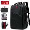 배낭 15 "17" 노트북 외부 USB 충전 컴퓨터 배낭 남성용 도난 방지 방수 가방 대용량 여행 BackpacksBa